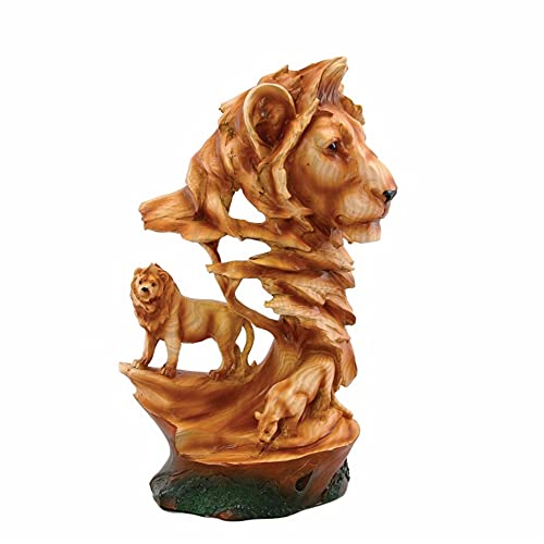 Unison Gifts Lion Scene Sculpture Tabletop Decor