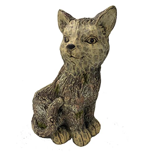 Esschert Design ZYCT262 Faux Wood Cat Planter - MGO