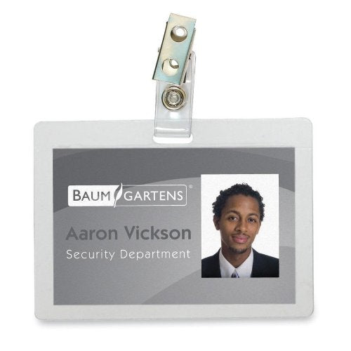 Baumgartens Name Badge Holders (BAU62916)