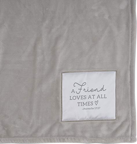 Pavilion - A Friend Loves at All Times - Proverbs 17:17 - 50x60 Inch Super Soft Royal Plush Throw Blanket