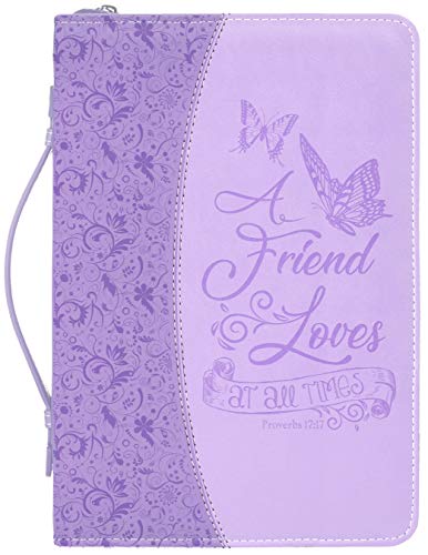 Divinity 28351 Friend Loves Bible Cover, Large, Lavender