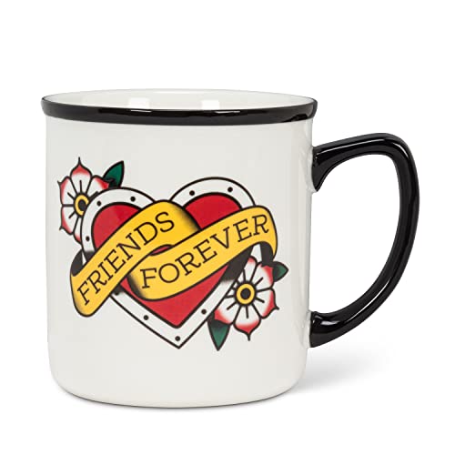Abbott Collection  Friends Forever Tattoo Mug-4"H