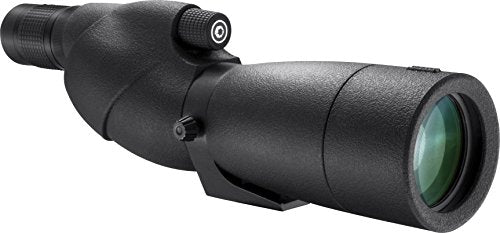 BARSKA AD12354 20-60x65 WP Level Straight Spotting Scope, Black