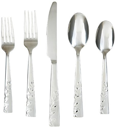Cambridge Blossom Sand 20 Piece Flatware Set