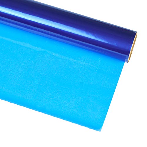 Hygloss Products, Inc Roll Cellophane Wrap for Crafts, Gifts, and Baskets 40 Inch x 100 Feet, 40-inches x 100-feet, Blue