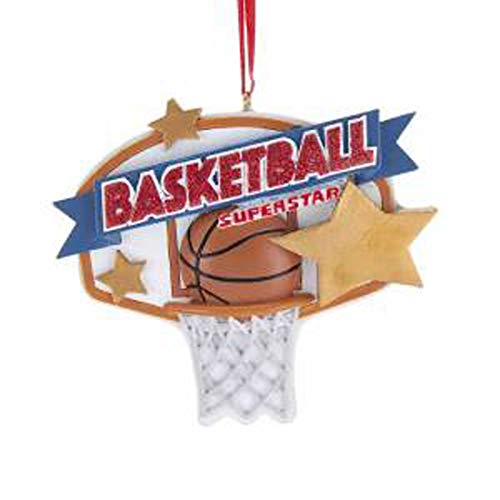Kurt Adler Basketball Ornament for Personalization