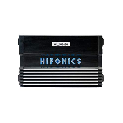 Maxxsonics Hifonics Alpha A1200.4D Amplifier ‚Äö√Ñ√¨ 1000 Watt, Super Class D, Mono, Auto on, Nickel Plated, Remote Control, Aluminum Heat Sink, Silver/Blue