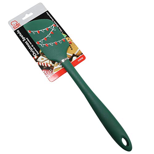 Chef Craft Select Silicone Christmas Spatula, 11 inch, Green