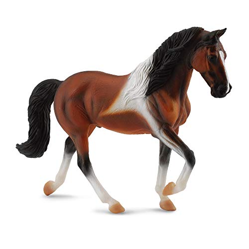 Breyer Horses Collecta Tennessee Walking Horse Stallion, Bay Pinto