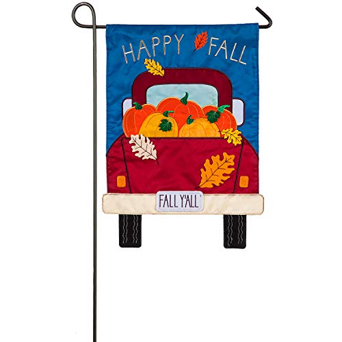 Evergreen Flag Indoor Outdoor D√©cor for Homes Gardens and Yards Fall Yall Pickup Truck Garden Applique Flag