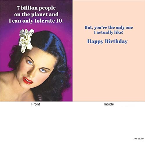 Design Design Tolerate Maybe 10 Birthday Card - Special Friend