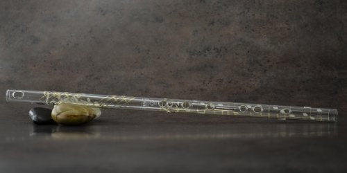Hall Crystal Flutes 21707 - Offset Glass Flute in G - Melody
