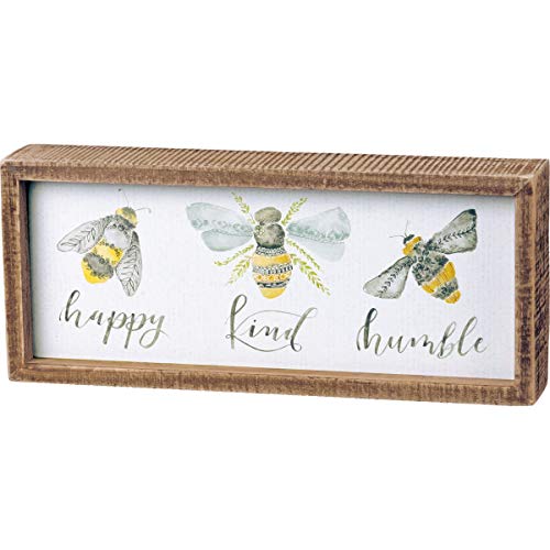 Primitives by Kathy Bees Inset Box Sign