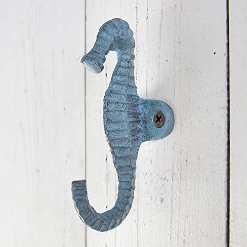 CTW 370718 Cast Iron Seahorse Hook, 5.5-inch Height