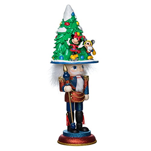 Kurt Adler 16.25" Hollywood Mickey and Minnie Ice Skating Nutcracker