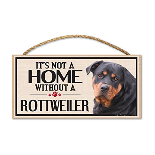Imagine This Company Wood Sign for Rottweiler Dog Breeds