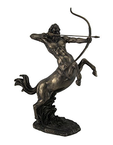 Unicorn Studio Resin Statues Rearing Centaur Shooting Arrow Bronze Finish Statue 14 Inch 10.5 X 14 X 4.25 Inches Bronze