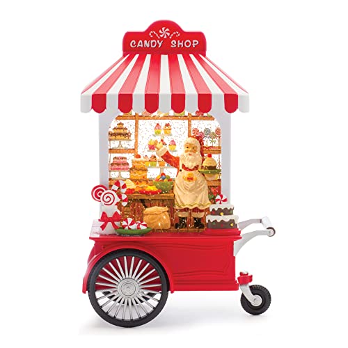 Melrose 86087 Snow Globe Candy Shop, 10.75-inch Height, Plastic