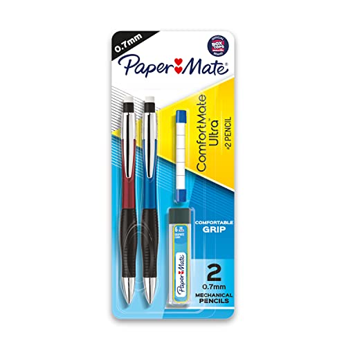 Pens Paper Mate Comfort Mate Ultra Mechanical Pencil Set, 0.7mm, HB 