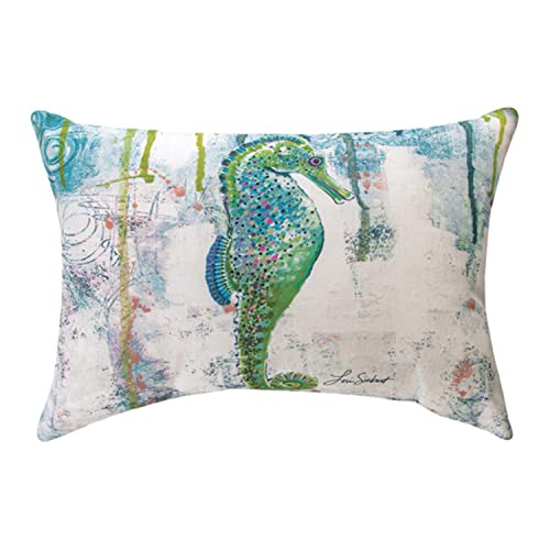 Manual Woodworkers SHJSEA Jewels of The Sea Rectangular Throw Pillow, 18 x 13 inch, Multicolor