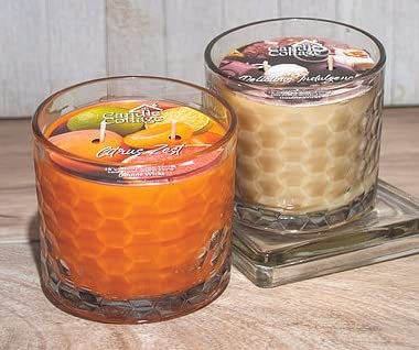 Candle Cottage MJ222 Mason Jar Pumpkin Spice - Highly-Scented Soy Candle, Made in USA, Long Burning Hours, Lead-Free Wick, 15 Ounce