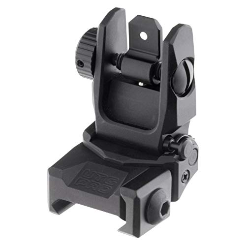 Leapers UTG PRO Flip-up Rear Sight, Picatinny, Black, one Size (TLURS55)