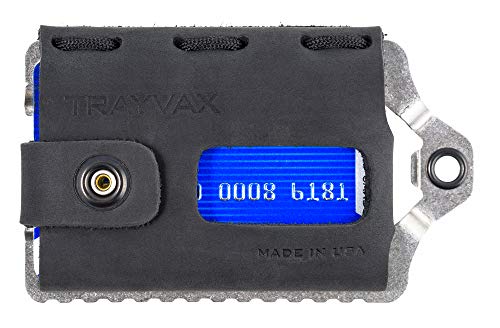Trayvax Element Wallet (Raw | Stealth Black Leather)