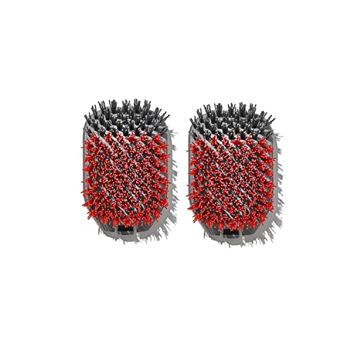 OXO Good Grips Nylon Cold Cleaning Grill Brush, Replacement Heads, Red