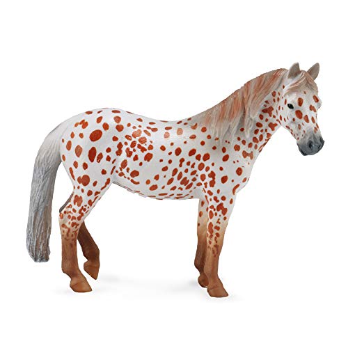 Breyer Horses Collecta British Spotted Pony Mare Horse Toy Chestnut, 5"L x 3.9"H