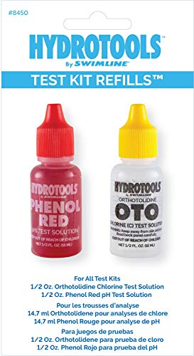 HydroTools by Swimline Chlorine Test Oto/Phenol Red Solutions