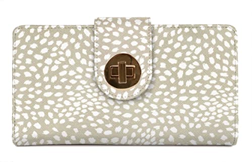 JYS Enterprise Julia Buxton Vegan Leather Super Wallet Serengeti