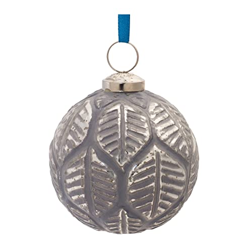 Melrose 87128 Hanging Ball Ornament, 4-inch Diameter, Glass