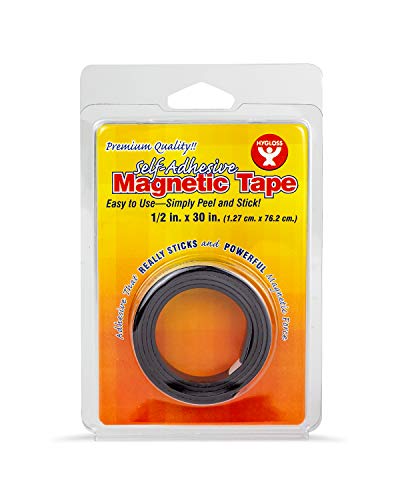 Hygloss Products, Inc. Magnetic Tape, Self- Adhesive, 1/2-Inch x 30-Inch