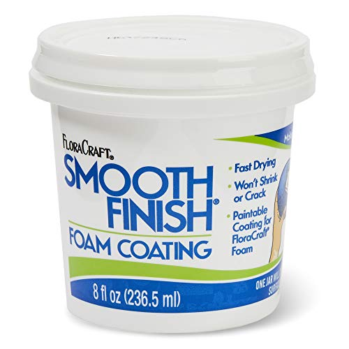 FloraCraft Smooth Finish Paintable Foam Coating 8 Ounce