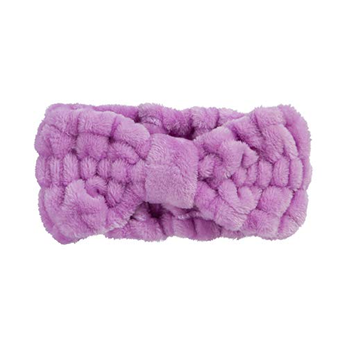 Cala Plush lavender bow headband
