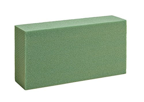FloraCraft Desert Foam Block, 8 by 4 by 2-Inch, Green
