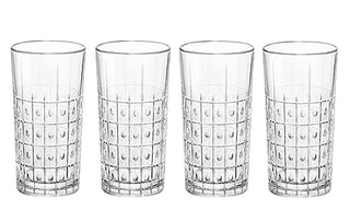 Bormioli Rocco 666228GBA021990 Este Cooler Set of 4, 16.5 oz, Clear