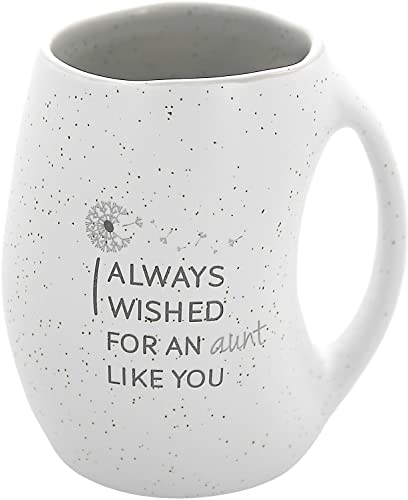 Pavilion - I Always Wished For An Aunt Like You 16 ounce Large Coffee Cup - Huggable Hand Warming Mug, Aunt Gift Ideas, Aunt Mug, 1 Count 3.75‚Äö√Ñ√π x 5‚Äö√Ñ√π, Gray