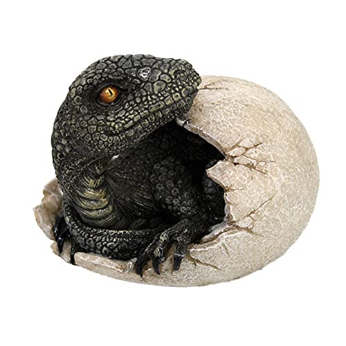 Pacific Trading Jurassic Era Predator Velociraptor Breaking Out of Egg Dinosaur Figurine Hatchling Collectible Figurine Statue