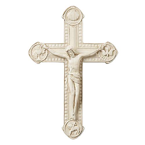 Christian Brands 7.5 Inches High, Resin, Rcia Rite of Christian Initiation of Adults Tomaso Gift Cross, Accompanied By a Presentation Certificate