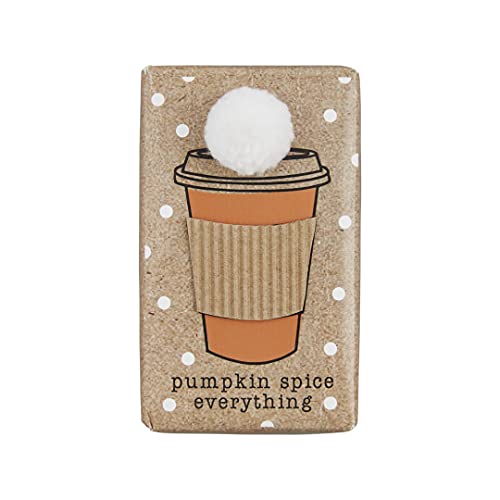 Mud Pie Pumpkin Harvest Spice Scented Soap Bar, 2" x 3 1/2", Pumpkin Spice