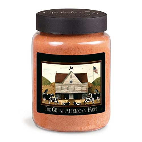 Crossroads VH-DS142 The Great American Farm Vanilla Hazelnut Jar Candle, 26 oz