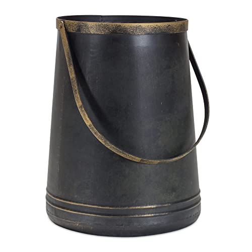 Melrose 85451 Pot with Handle, 9" D x 11.25" H, Metal