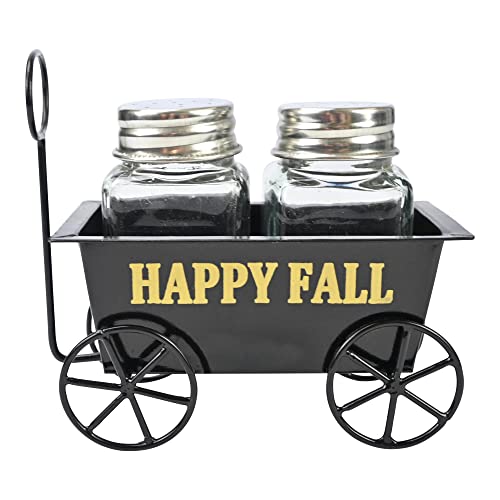 Boston Warehouse Happy Fall Wagon Salt & Pepper Shaker Set