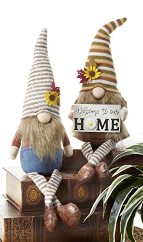 Delton Home Dangle Leg Gnome, 2 Assortment