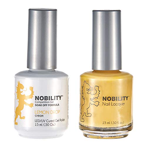 Lechat Nobility ‚Äì Gel Polish & Nail Lacquer Set (5 Shades of Yellow) - 5oz (Lemon Drop NBCS076)