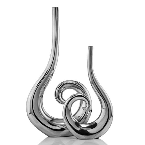 Modern Day Accents Rizo Curling Vases - Set of 2