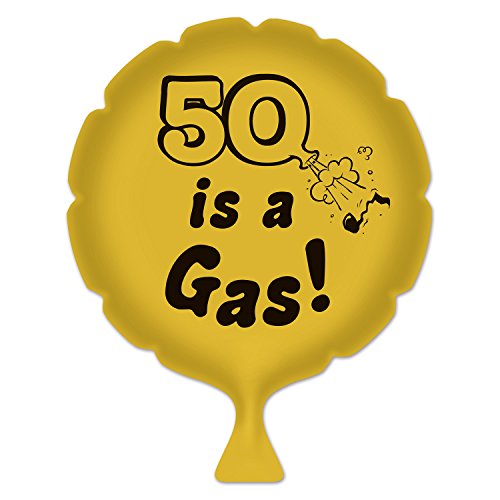 Beistle 50 Is A Gas! Yellow Whoopee Cushion