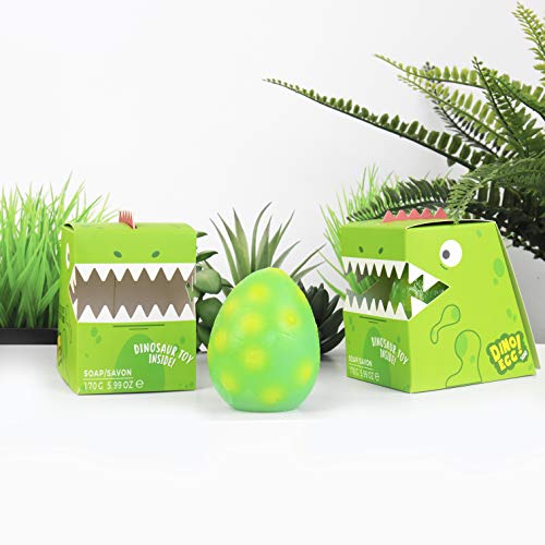 Gift Republic Dinosaur Egg Soap with Toy Inside