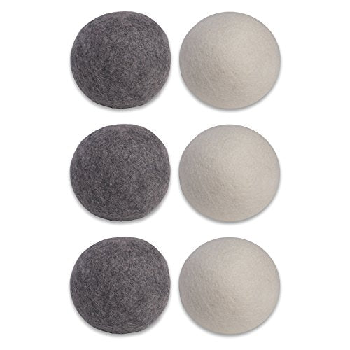 DII Design Europa Essentials Scented Aromatherapy Dryer Balls, Wool 6 Count